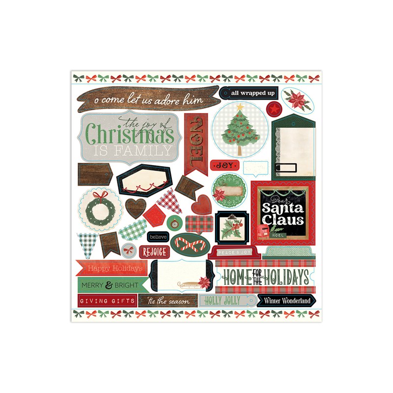 Home for Christmas Sticker Sheet