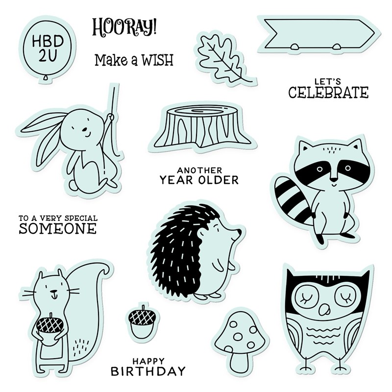 Thoughtful Critters Stamp + Thin Cuts