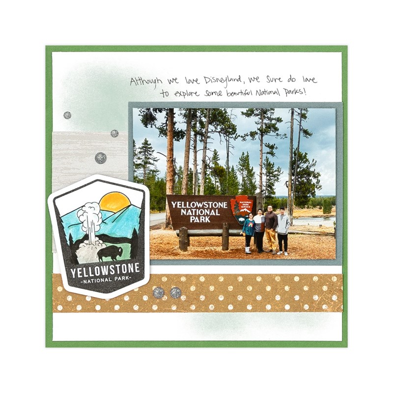 National Park Patches Stamp Set