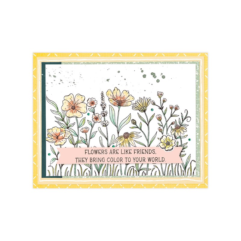 Flowers Are like Friends Stamp Set