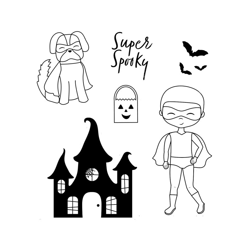 Halloween Buddies—Isaac Stamp Set