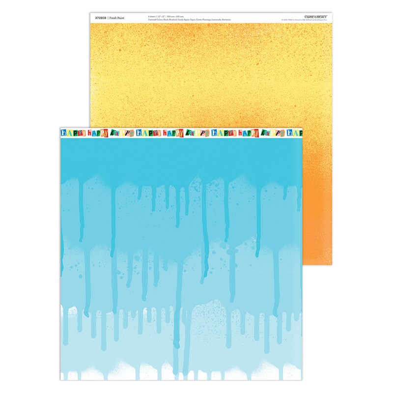 Fresh Paint Paper Packet + Sticker Sheet