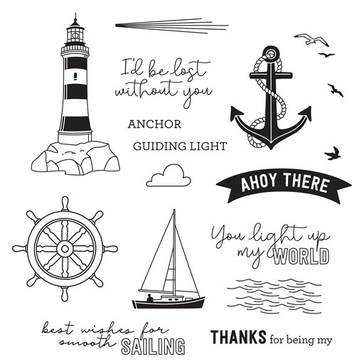 Ahoy There Stamp Set (D2099)