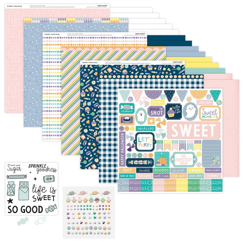I Want Candy Scrapbooking Workshop Kit