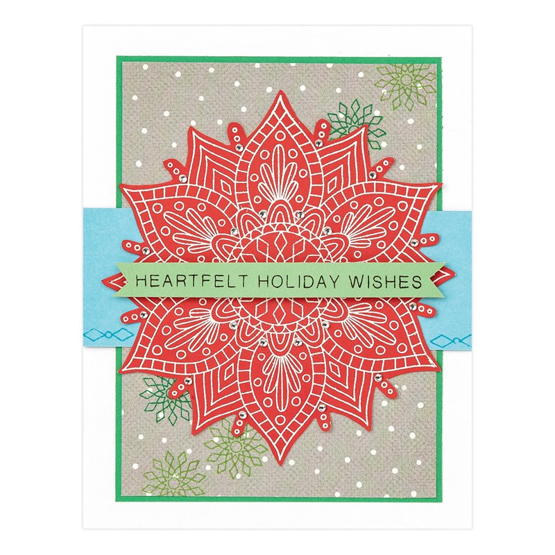 Christmas Snowflake Mandalas—November Stamp of the Month