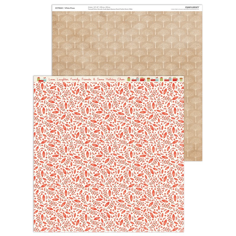 White Pines Paper Packet + Sticker Sheet