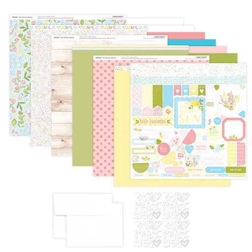 Four Seasons—Spring Cardmaking Workshop Kit (without stamps or Thin Cuts) (CC12232)