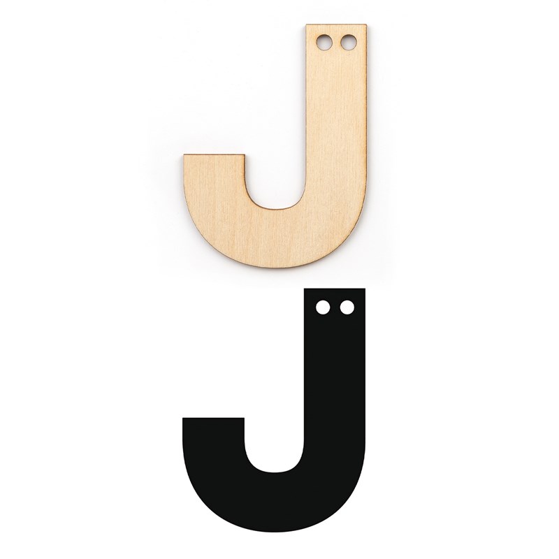 Alphabet Banner—J