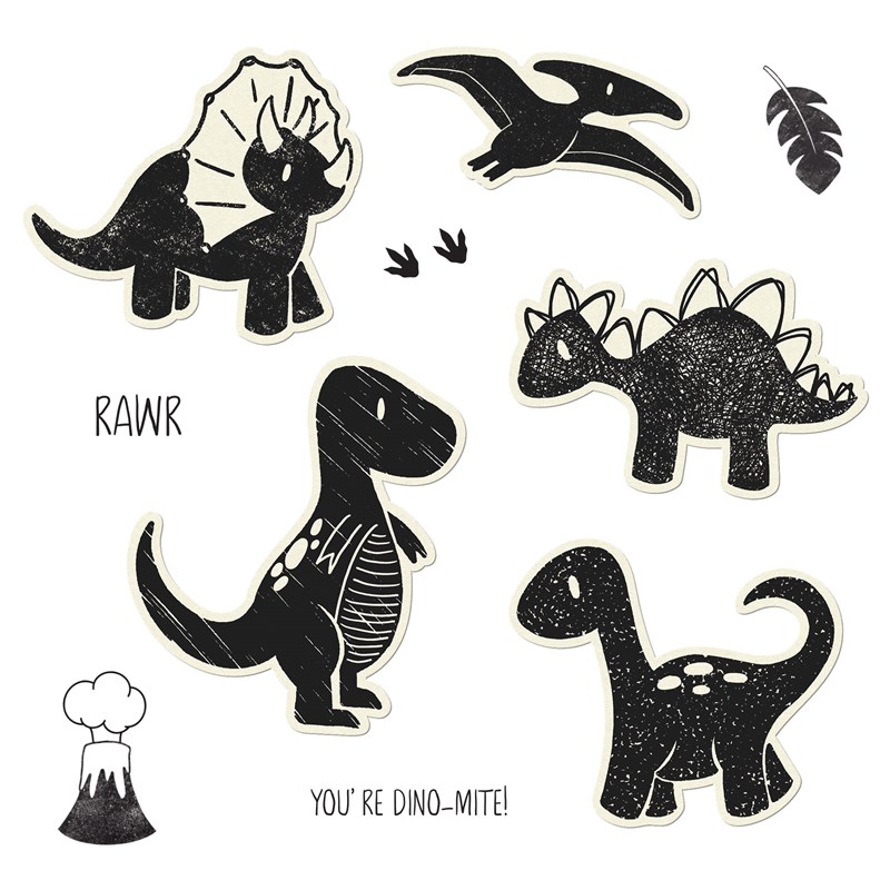 Dino-RAWR Stamp + Thin Cuts