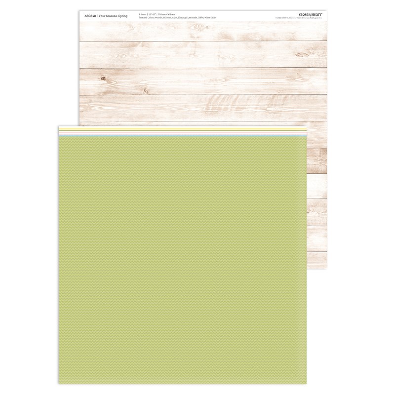 Four Seasons—Spring Paper Packet + Sticker Sheet