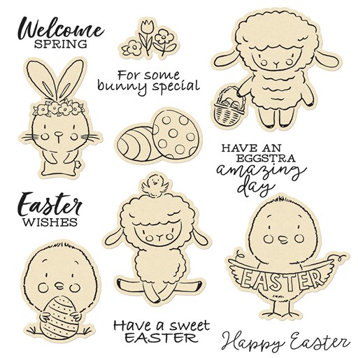 Sweet Easter Stamp + Thin Cuts (Z4683)