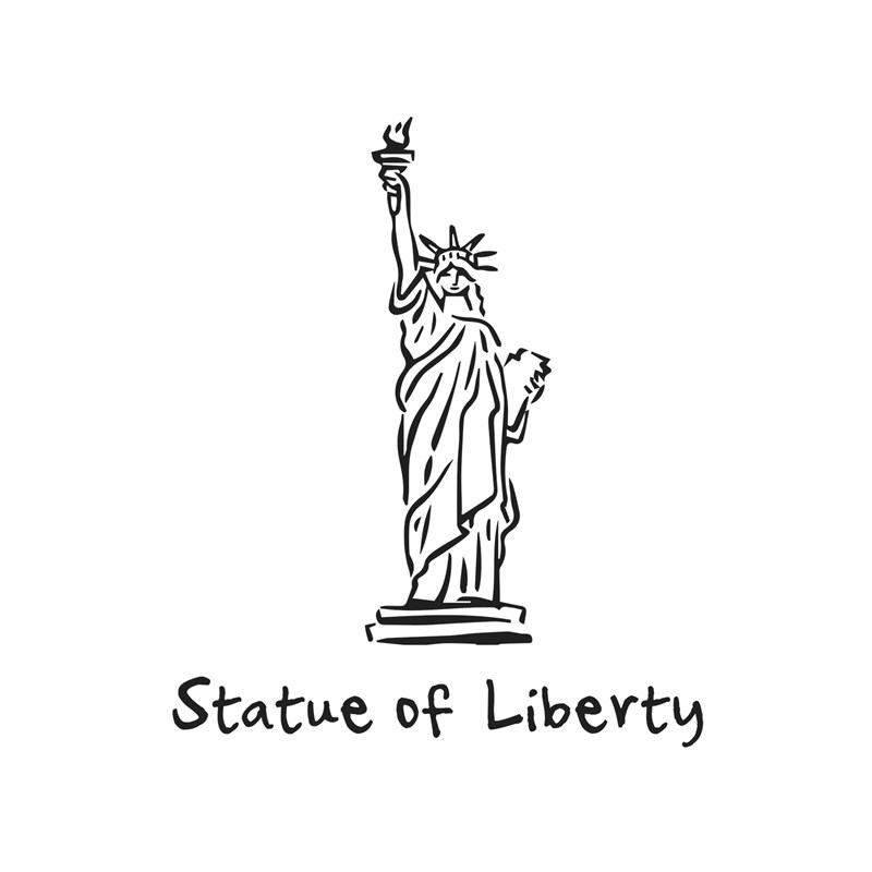 Statue of Liberty Stamp Set