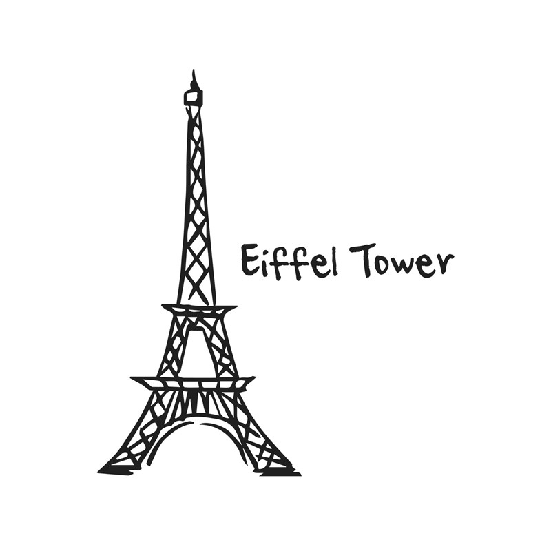 Eiffel Tower Stamp Set
