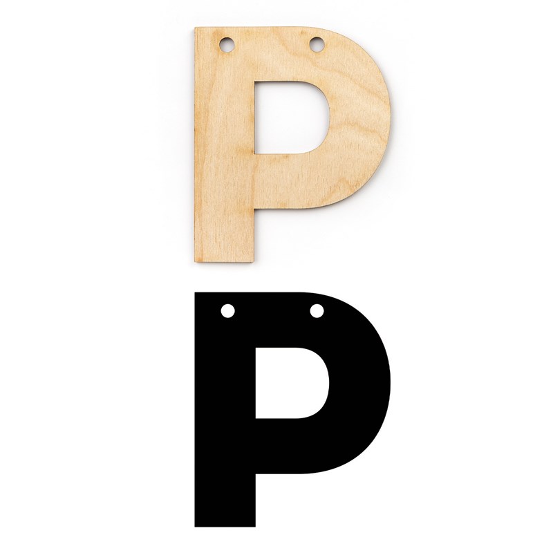 Alphabet Banner—P