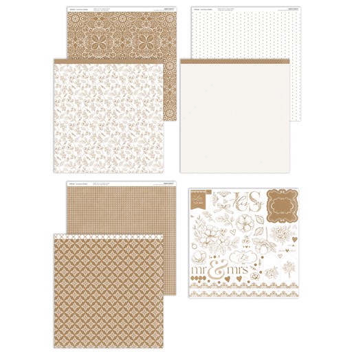 Love Story Paper Packet + Sticker Sheet (Toffee) (X8024S)