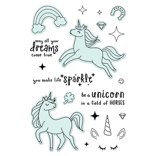Unicorn Dreams Stamp + Thin Cuts (Z3706)