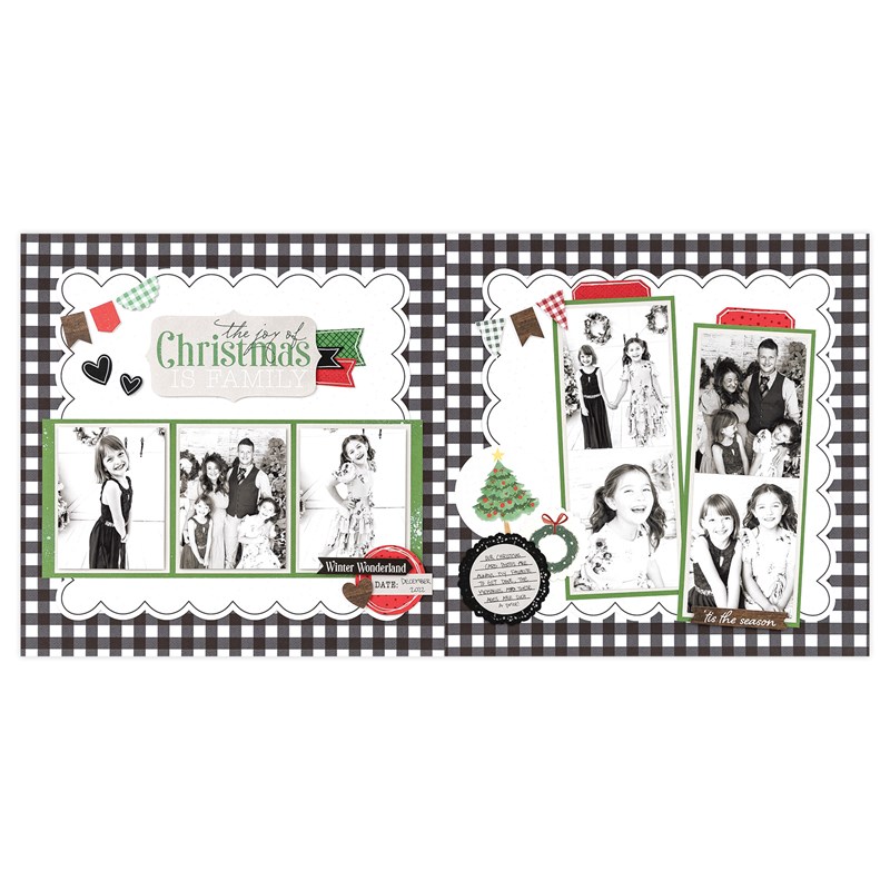 Home for Christmas Scrapbooking Workshop Kit (without Memory Protectors™)