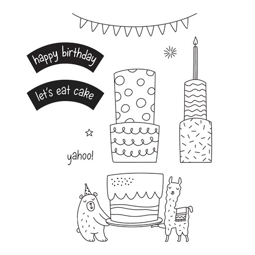 Let's Eat Cake Stamp Set (C1951)