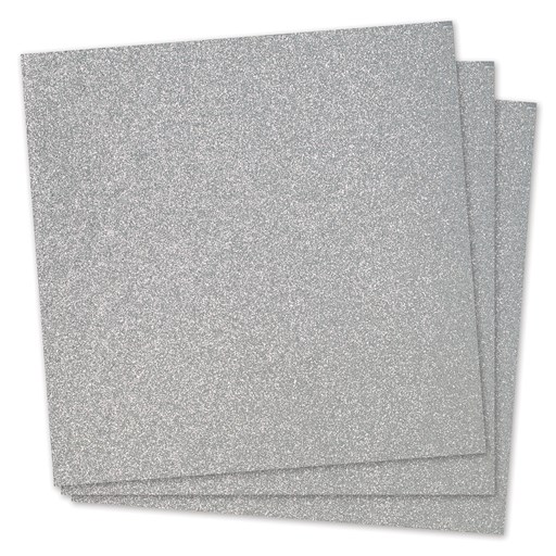 Silver Glitter Paper (Z3239)