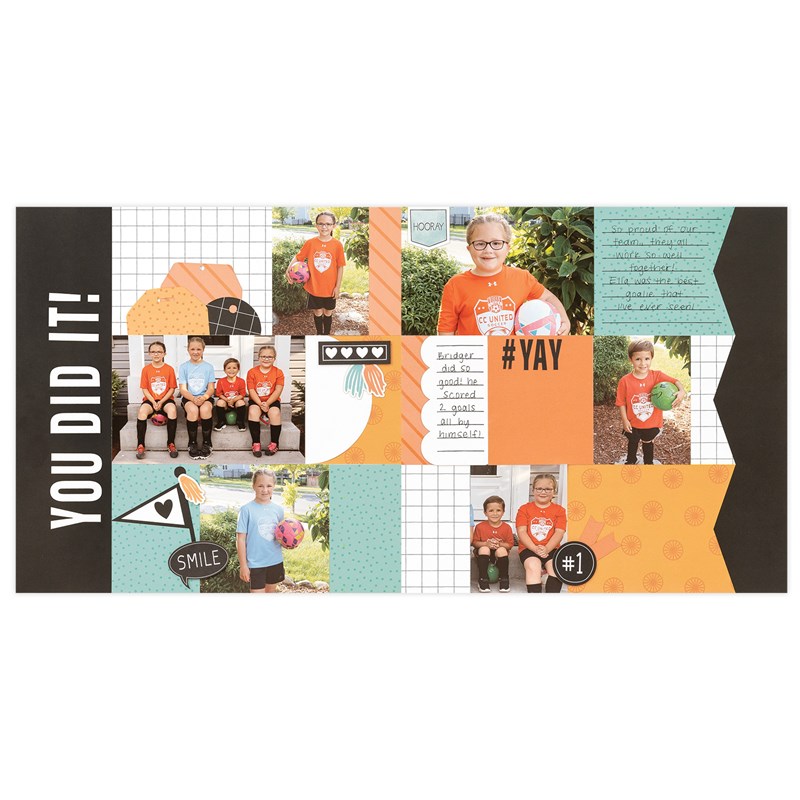completed May 2022 Cut Above® Layout Kit (CHS0522)