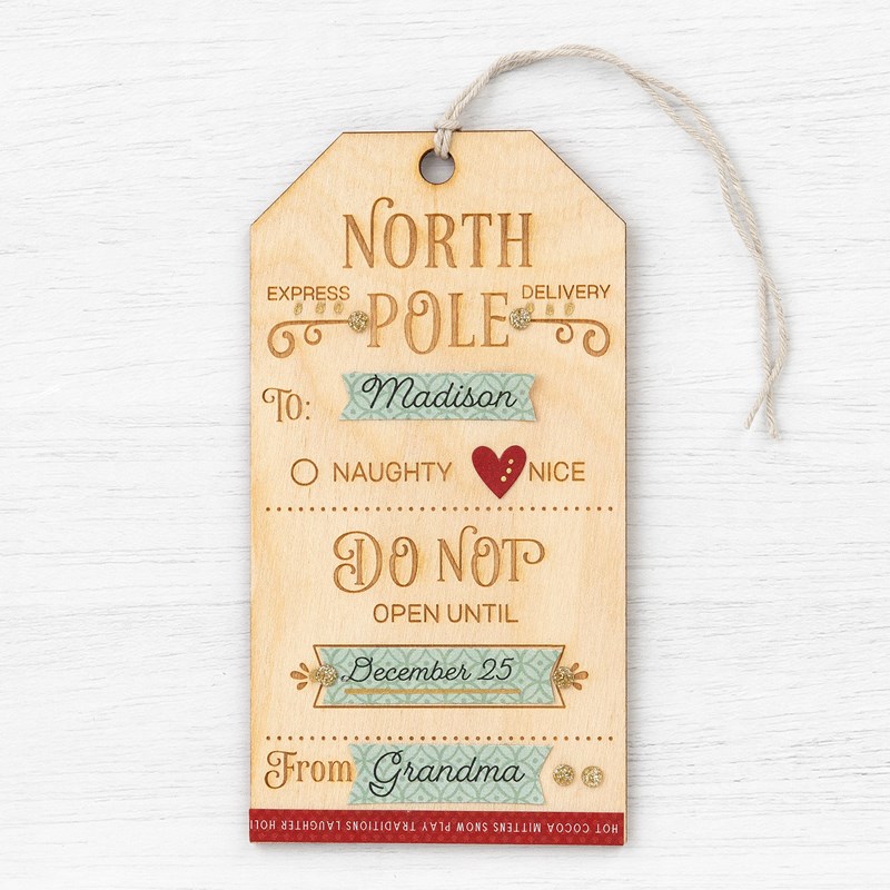 North Pole Tags