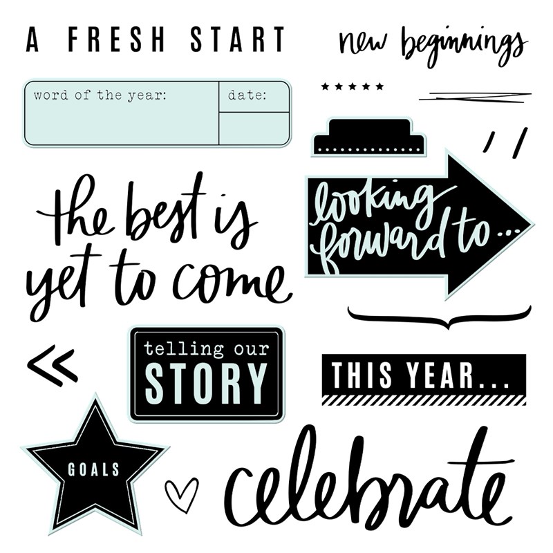New Beginnings Stamp + Thin Cuts