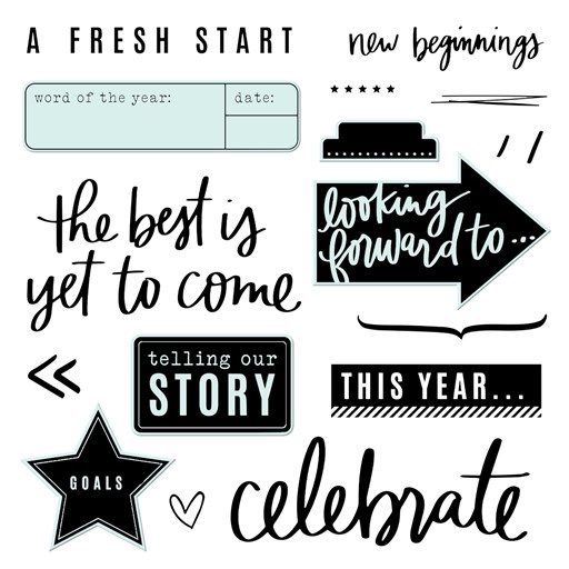 New Beginnings Stamp + Thin Cuts (Z3652)