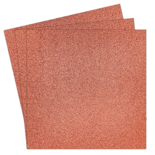 Papaya Glitter Paper (Z2543)